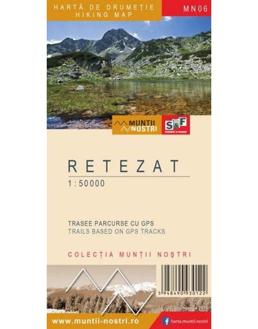 Harta Muntii Nostri  - harta de drumetie in Muntii RETEZAT